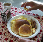 Hearty Farm Breakfast at Celebrating Ag in Woodstock CT